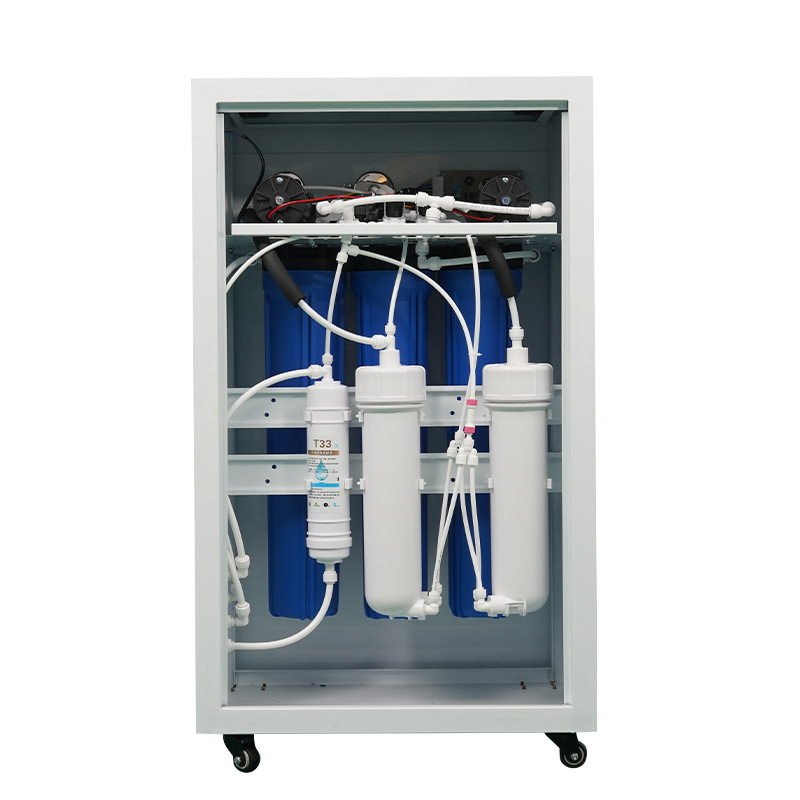 White and black 800 gallon commercial reverse osmosis water purifier(water filter)