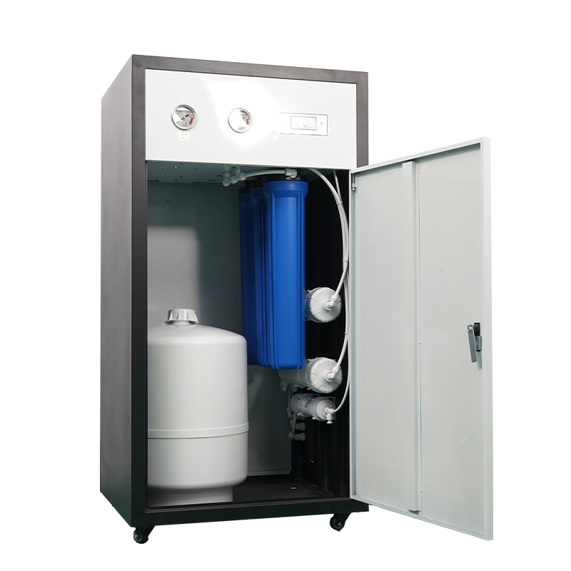 Black and white mid box 800 gallon commercial reverse osmosis water purifier(water filter)