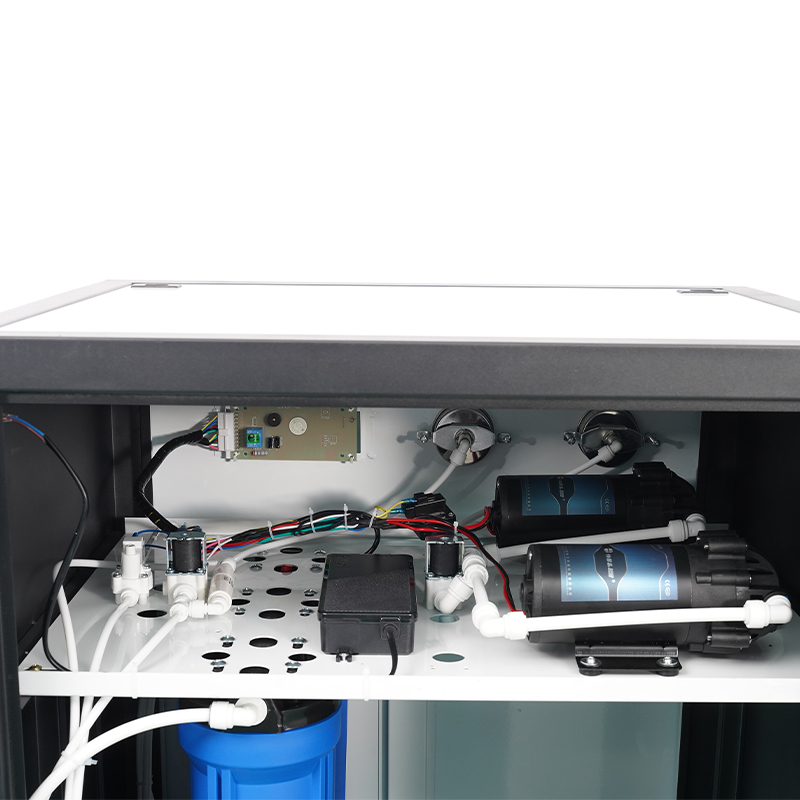 Black and white mid box 800 gallon commercial reverse osmosis water purifier(water filter)