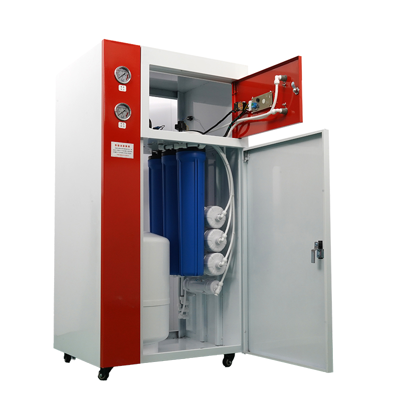 Orange Red Medium Box 400-800 gallon Commercial reverse osmosis water purifier(water filter)