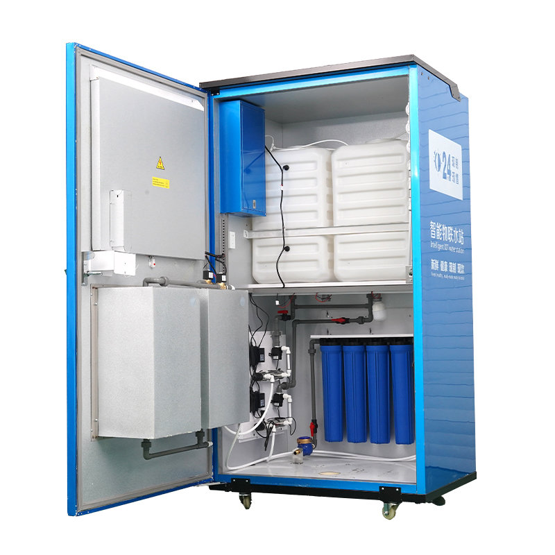 800 gallon blue foam double water outlet water dispenser