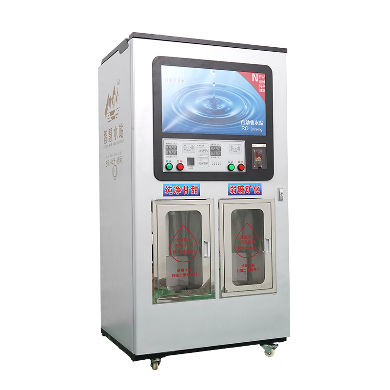 800 gallon silver foam double spout water dispenser