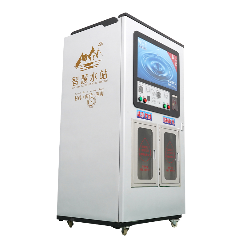 800 gallon silver foam double spout water dispenser