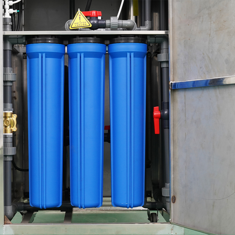 0.25 ton all stainless steel simple square frame reverse osmosis water treatment equipment