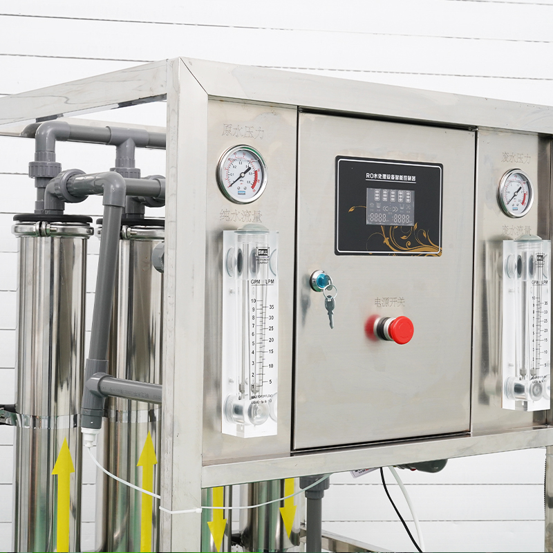 0.5 ton simple square rack reverse osmosis water treatment equipment