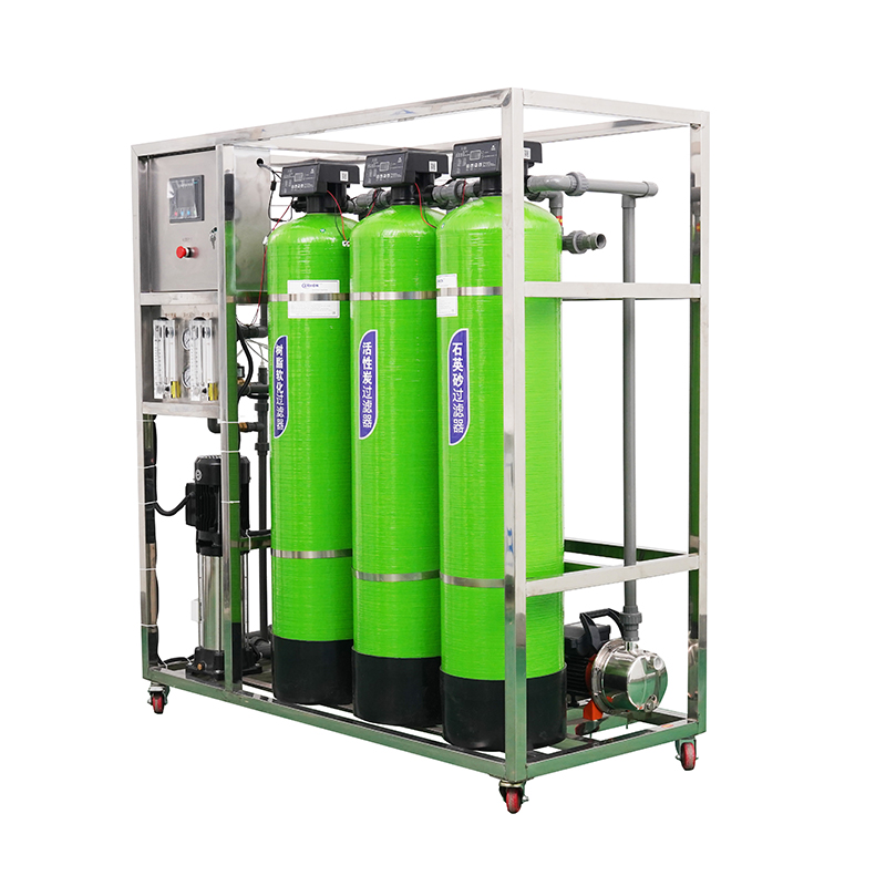 One ton sand carbon resin tank reverse osmosis water treatment equipment
